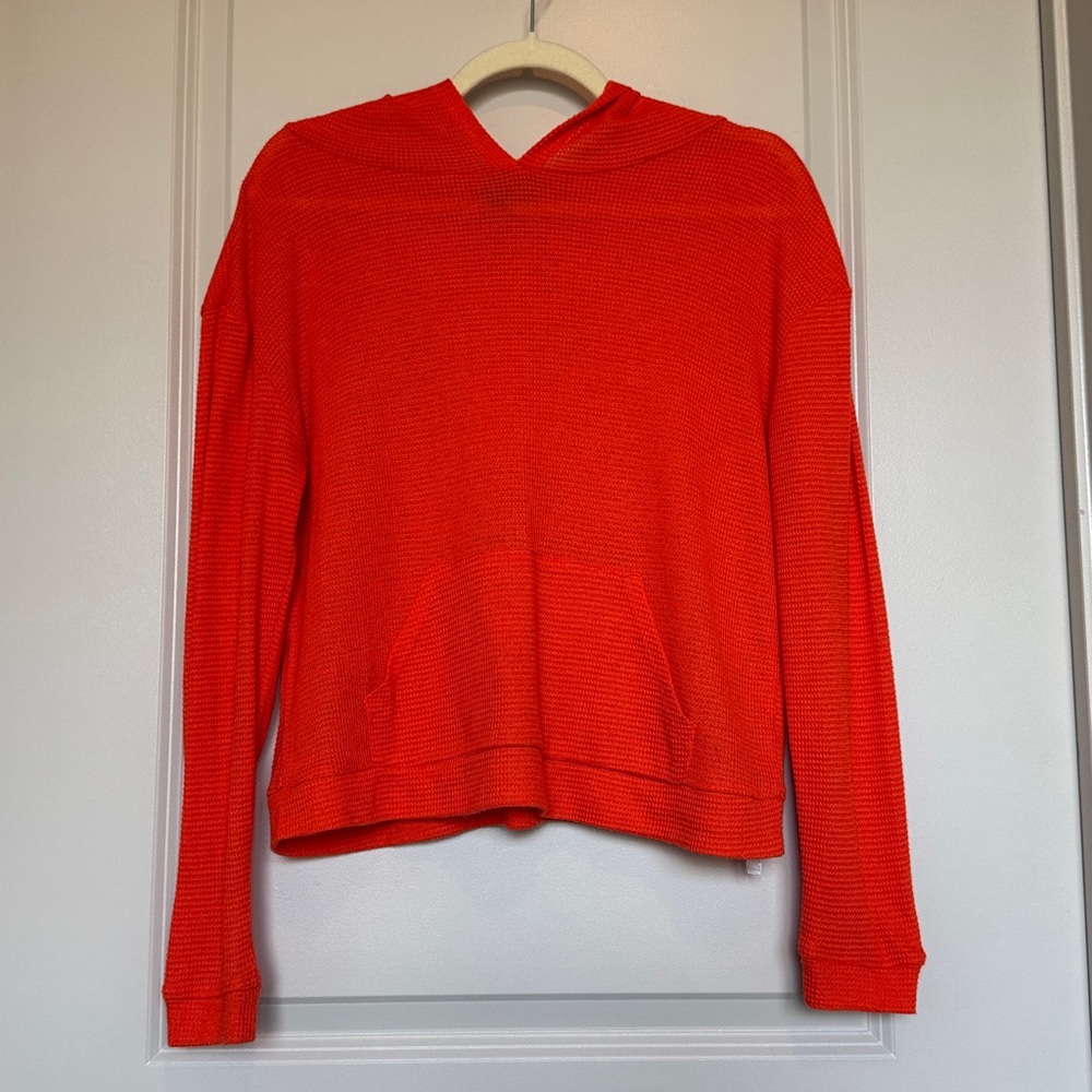 Urban Outfitters Bright Orange Knit hoodie
